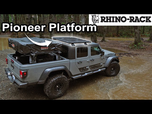 Gladiator Roof Rack Install - Rhino Rack Pioneer Platform & Backbone