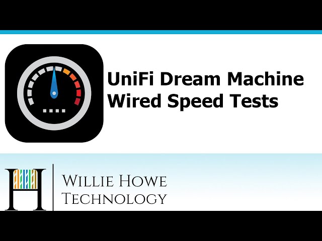 UniFi Dream Machine Wired Speed Tests