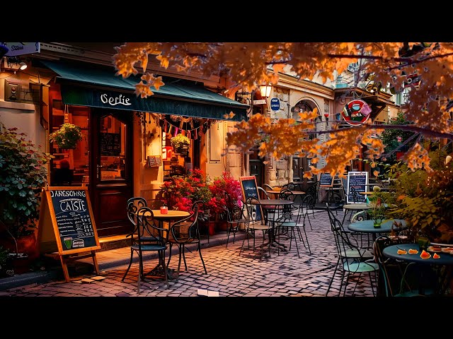 Café de France 🇫🇷 4K |  Chill Jazz Music for a Relaxing Atmosphere ☕️ | Instrumental Playlist