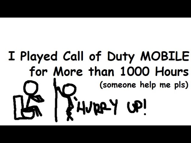 I Spent More Than 1000 Hours Playing a Mobile Game (Call Of Duty Mobile)