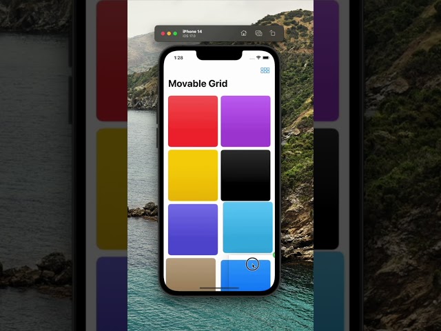 Movable Grids (Drag & Drop) #SwiftUI