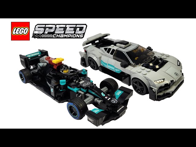 LEGO Mercedes-AMG F1 W12 E Performance & AMG Project One - LEGO Speed Build