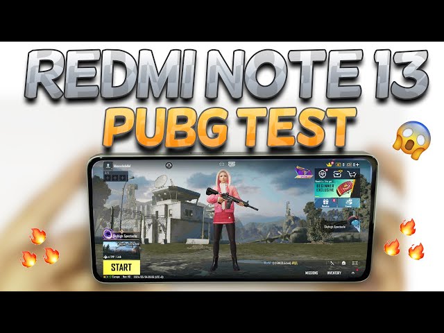 Redmi Note 13 PUBG Test | Smooth Gameplay
