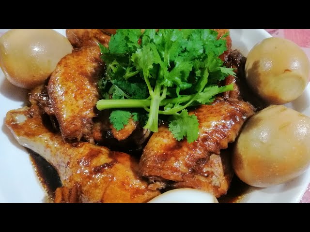 Easiest, Simple, Tasty & Delicious Soya Sauce Chicken with Eggs | 红烧鸡翅鸡蛋