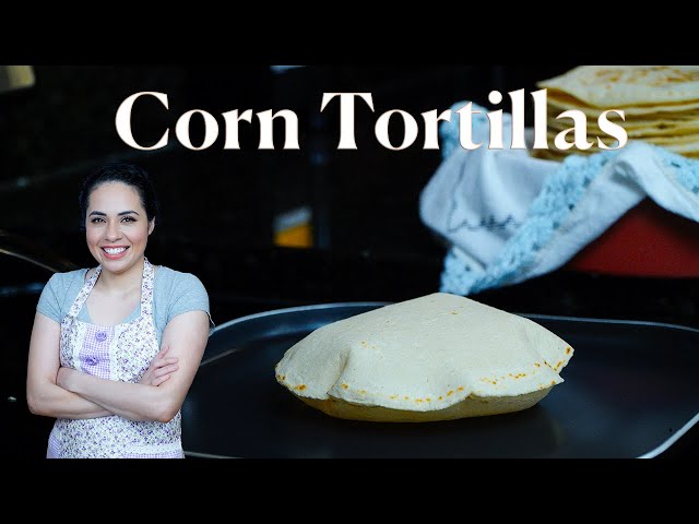 How to make CORN TORTILLAS | Homemade, easy and PUFFED corn tortillas