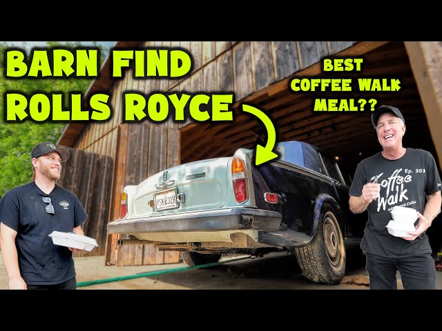 BARN FIND: 1980 Rolls Royce Silver Wraith II + BEST Coffee Walk Meal Yet??