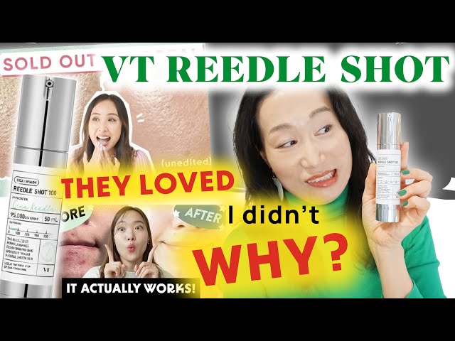 VT REEDLE SHOT & other VT Cica Reedle (microneedle) products honest review I Korean Skincare