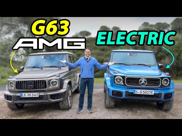 Electric or V8 - which is the best updated Mercedes G-Class? G580 EV vs G63 AMG vs G500 G550 REVIEW