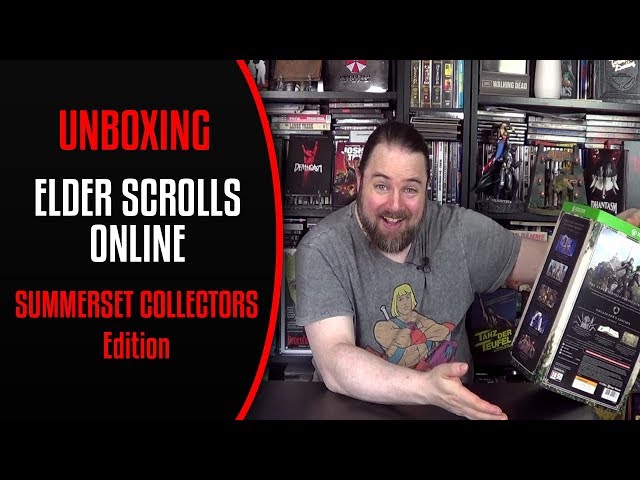 Unboxing Elder Scrolls Online Summerset Collectors Edition