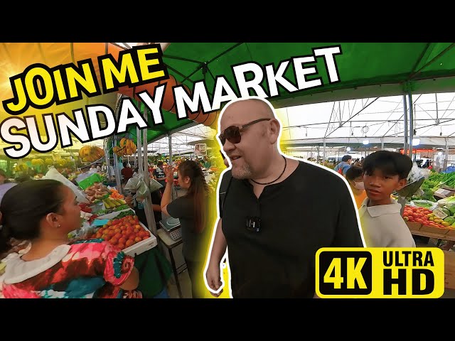 Join me on a captivating journey through the bustling Sunday market in Manila, Philippines! 🌟