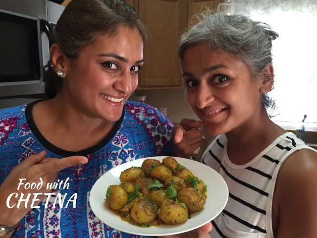 How to make the best Dum aloo - Potato curry with my sister!