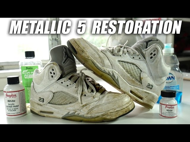 Jordan Metallic 5 Full Restoration! A Quick Thrift Fix!