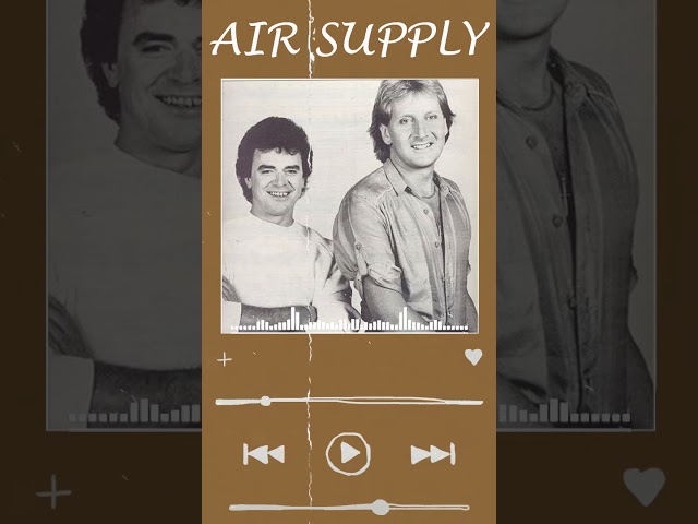 Air Supply Best Songs Playlist 2024 💽 #airsupply #softrock #shorts #rock