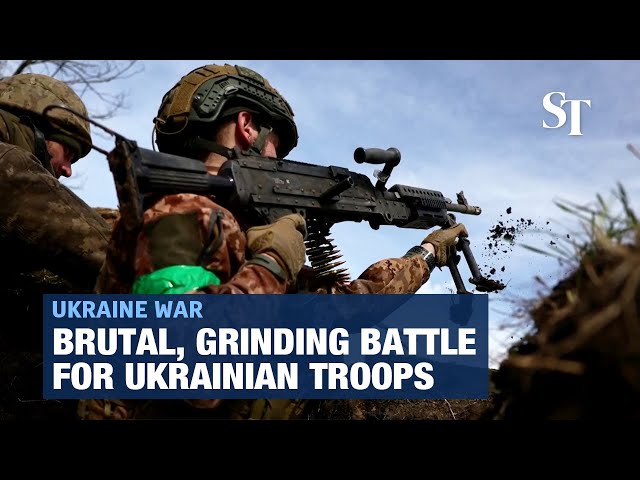 Ukrainian troops describe brutal, grinding battle