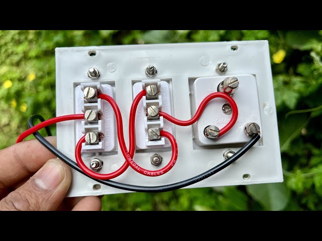 How 🤔to wire the 2way switch Board |