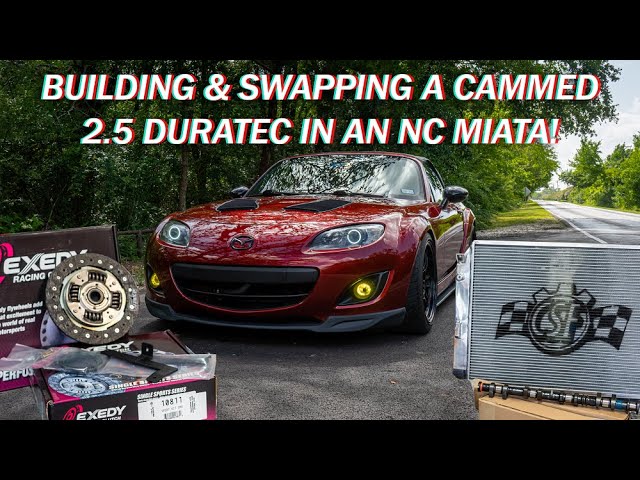 Building a Cammed 2.5 NC Miata in 7 Minutes
