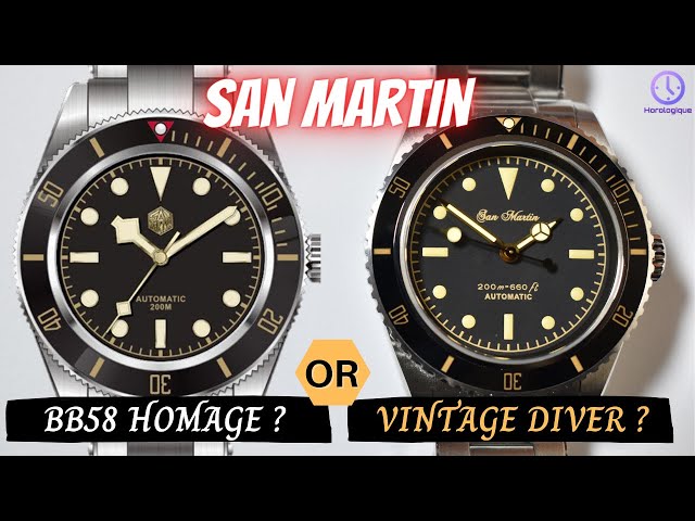 San Martin BB58 homage full review | SN008-G or Vintage Diver?