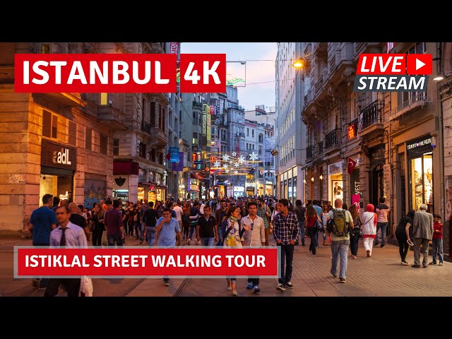 🔴🇹🇷LIVE! ISTANBUL 2022 3 March Istiklal Street Walking Tour|4k UHD 60fps