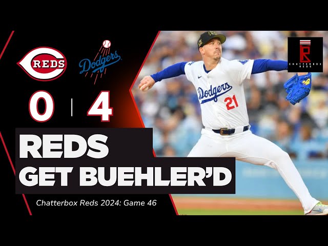 Cincinnati Reds Offense Shut Down Once Again in 4-0 Loss to LA Dodgers | Chatterbox Reds | Game 46