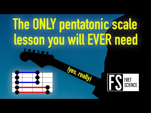 Two Simple Shapes UNLOCK the Pentatonic Scale EVERYWHERE - and make it MORE musical!