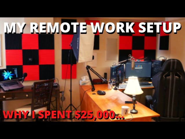 My Remote Programming/YouTube Setup - $25,000 Worth of Tech & Equipment
