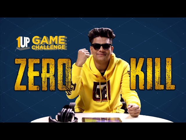 Zero Kill Challenge with GODNiXON | 1Up Game Challenge | PUBG Mobile