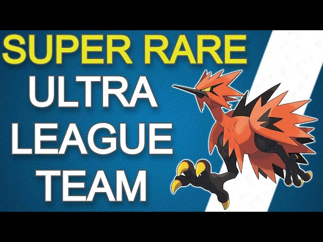 RARE Galarian Zapdos in the Ultra League | Team Building | Pokemon Go | GO Battle League