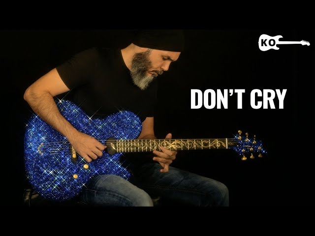 Guns N' Roses - Don't Cry - Electric Guitar Cover by Kfir Ochaion - Jens Ritter Instruments