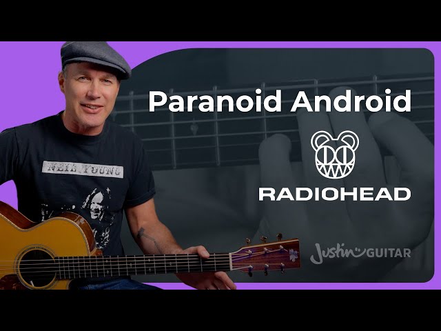 Paranoid Android by Radiohead | Guitar Lesson & Cover