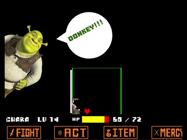 Shrek Fight Underswamp (Undertale Concept Joke)
