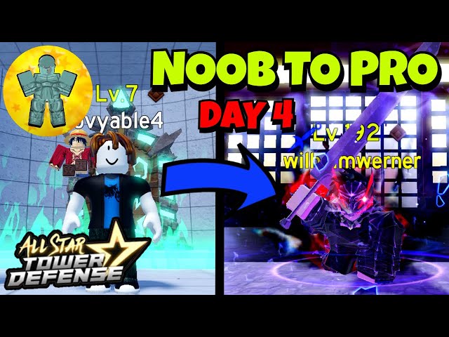 ASTD Noob to Pro Day 4 First 7 Star Unit! | All Star Tower Defense Roblox