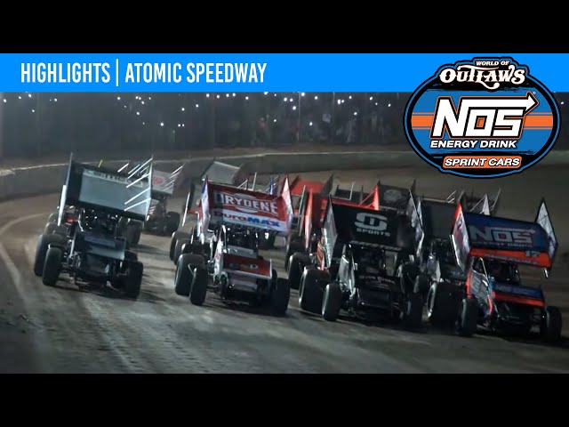 World of Outlaws NOS Energy Drink Sprint Cars Atomic Speedway, May 28, 2022 | HIGHLIGHTS