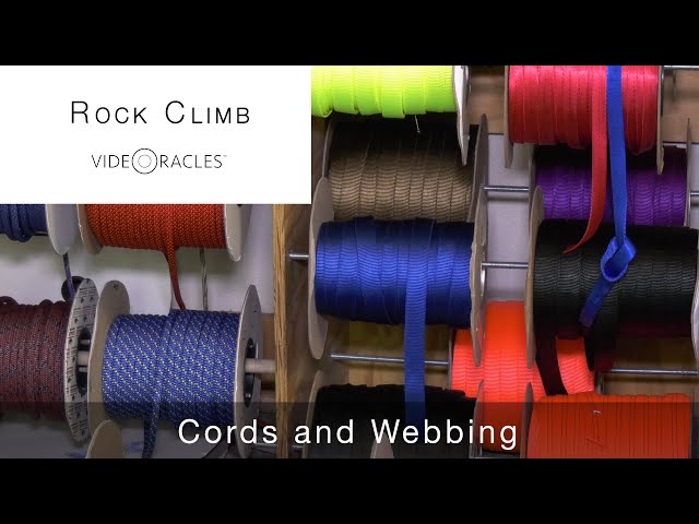 Cords and Webbing for Rock Climbing