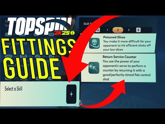 Topspin 2k25: How to unlock skill sets? *Fittings guide*
