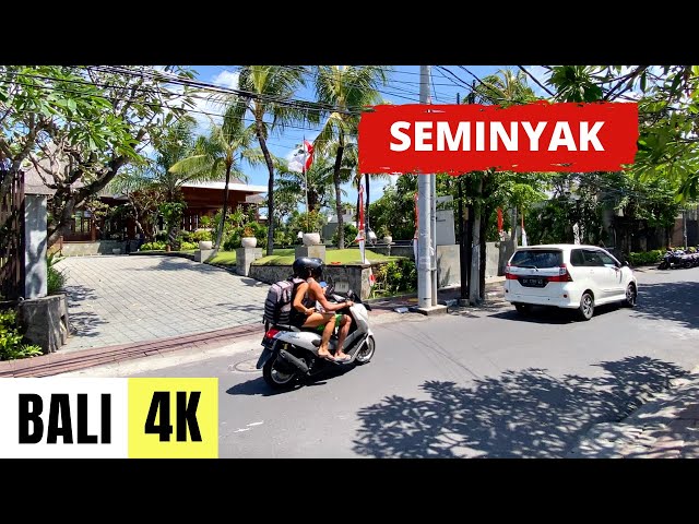 BALI, INDONESIA 🇮🇩 [4K] Seminyak & Petitenget — Walking Tour