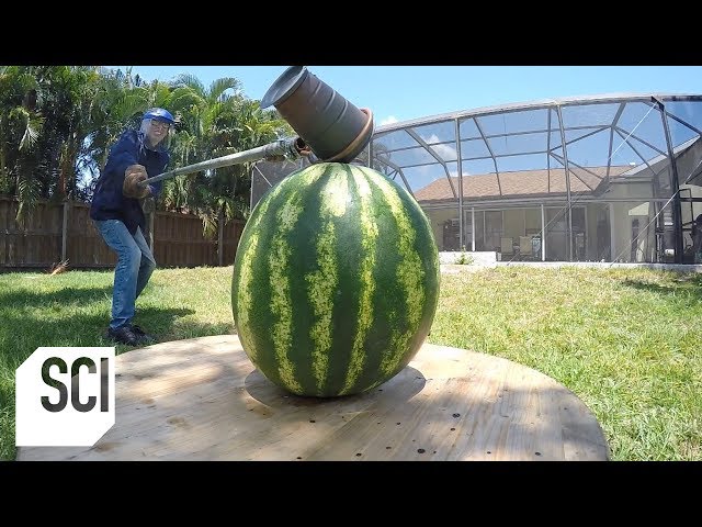Weapons of Melon Destruction! | Outrageous Acts of Science