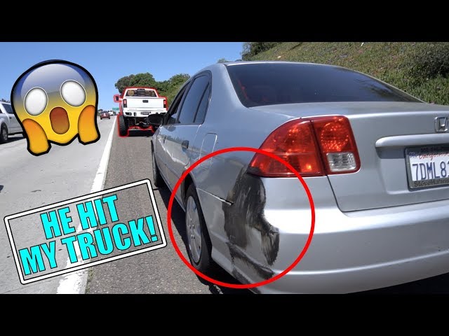 HE HIT MY TRUCK GOING 60 MPH!