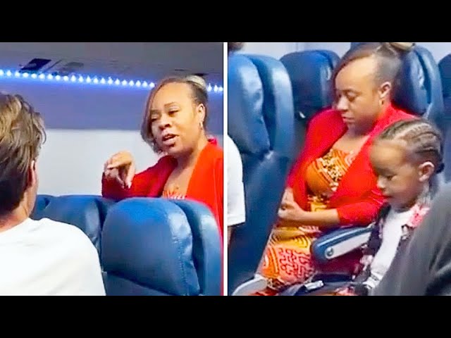 Mom Instructs Son To Keep Kicking Man’s Seat, She Turns Pale When He Turns Tables On Her