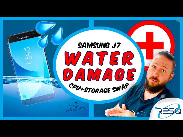 Samsung J7 (J730f) with massive water damage - Really important data - CPU SWAP - Storage SWAP