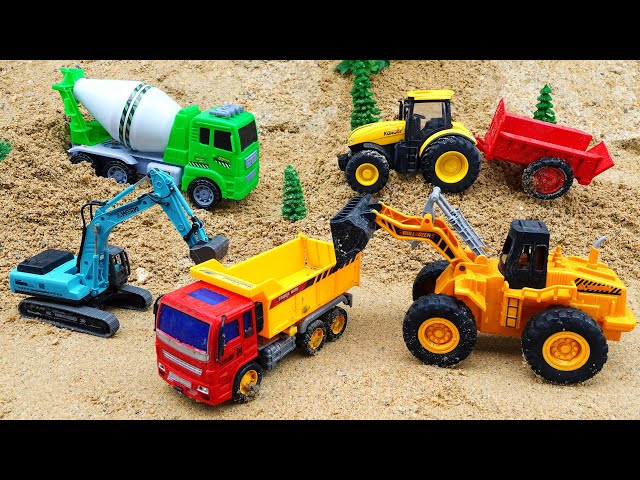 Diy tractor mini Bulldozer to making concrete road | Construction Vehicles, Road Roller #9