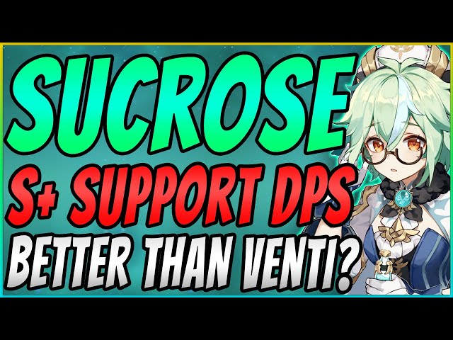 Sucrose Character Guide | STOP SLEEPING ON HER  | S+ Anemo DPS Support Build | Genshin Impact