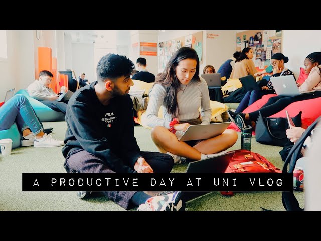 Productive uni student vlog: 9-6 lectures, VSCO girls, celebrity sightings and viewers