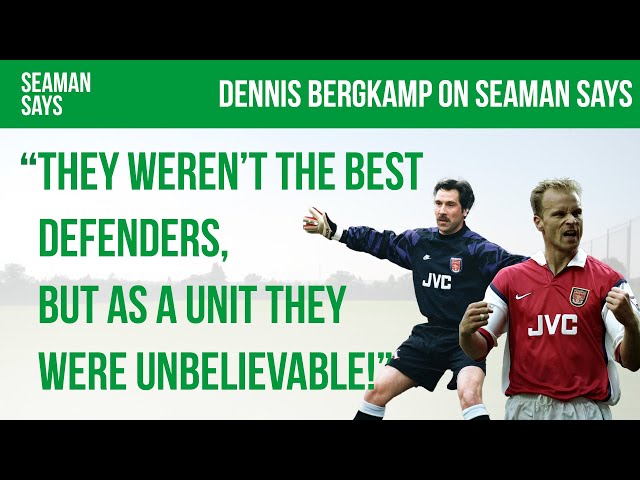 Dennis Bergkamp Talks Playing For Holland & Scoring AGAINST David Seaman | Seaman Says