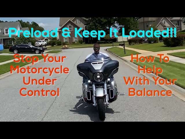 How To Bring Your Motorcycle To A Smooth And Controlled Stop - Be The Boss Even When You're Stopping