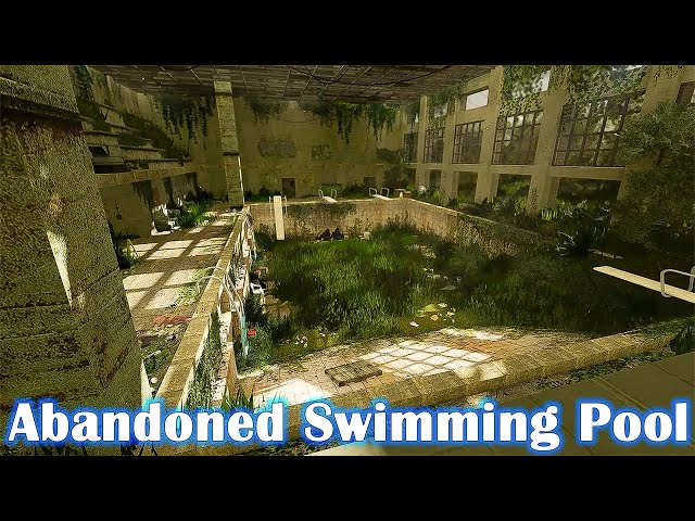 Abandoned Swimming Pool (Showcase) Roblox Gameplay [4K]