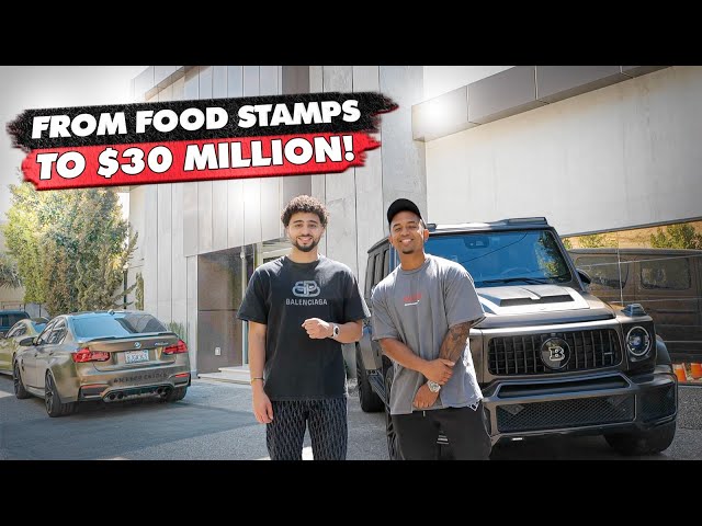Meet the 23 Year Old who Went from Food Stamps to 30 Million! ($12 Million House Tour)