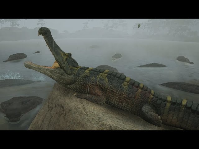 Land Of The Giant Crocodiles - Life of a Sarcosuchus | Path Of Titans