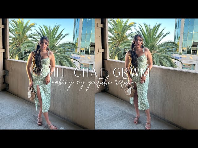 chit chat grwm: making my youtube return and catching up !