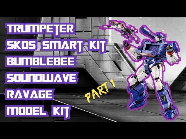 Trumpeter Transformers Soundwave Smart Model Kit part 1