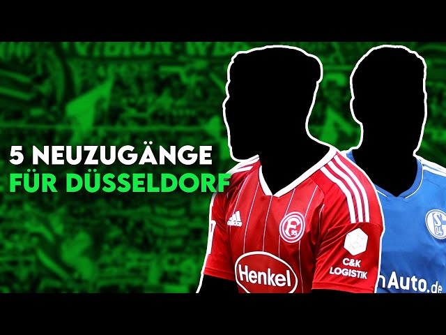 Fortuna Düsseldorf: 5 Transfers für den Aufstieg in die Bundesliga!